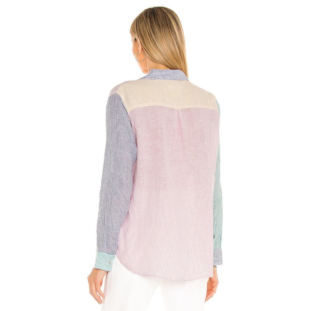 Rails Charli Top - Xs - Mixed Rainbow Stripe - image 3